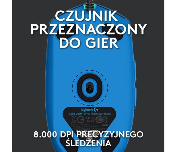 LOGITECH G102 Lightspeed Gaming Blue - 592507 - zdjęcie 6
